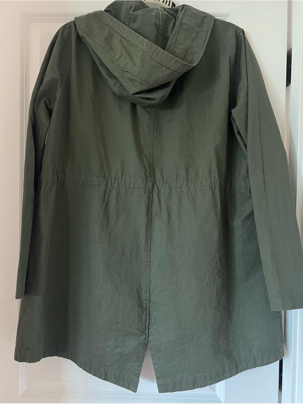 Love Tree Hooded Utility Anorak in Olive - Picture 2 of 8